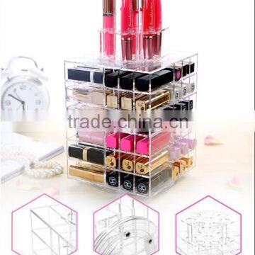 rotate acrylic lipstick display stand/ holder