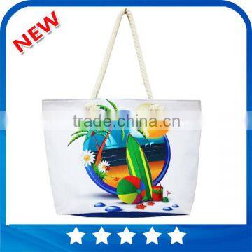 Newest collection 2016 fashion summer beach designer white lady handbag custom women bags handbag