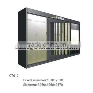 bathroom wall tiles display stand/ceramic tiles display racks stands in showroom CT017