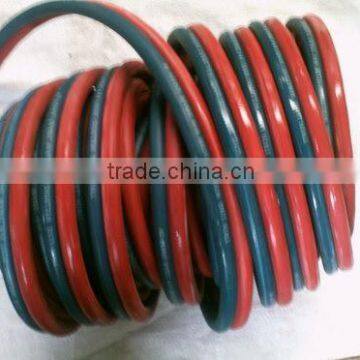 bule and red oxygen/acetylene twin welding rubber hose