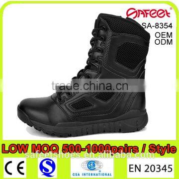 Classic Military Training Boots Black Army Boots, Cheap Military Combat Boots SA-8354