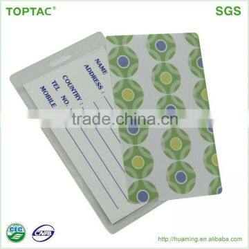 Promotional Plastic Luggage Tag