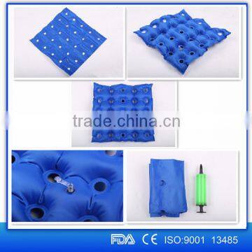 CE FDA approved best price with holes pressure relief plain seat cushion with air pump