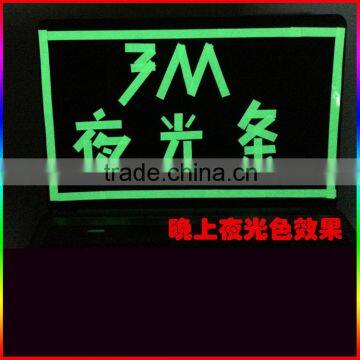 3M glow in the dark sticker/luminous sticker