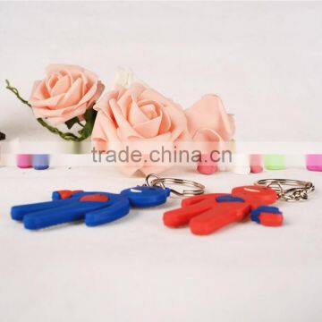 Sweet Lover Soft Pvc Keychain Pvc Rubber Key Chain photo-5