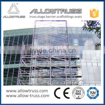 Universal trap - type aluminum scaffolding