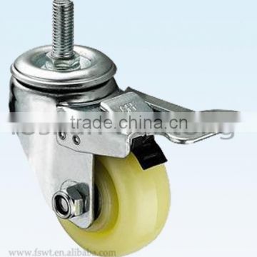 Nylon/PP Threaded Stem Casters Medium Duty Trolley Industrial Casters