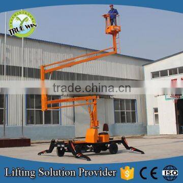 True Win Trailer Mounted Boom Lift for Aerial Maintenance Work Made in China photo-5