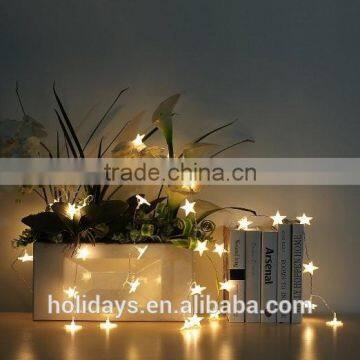 Party Fairy Lights Battery Operated Five-pointed Star LED Christmas String Lights photo-4