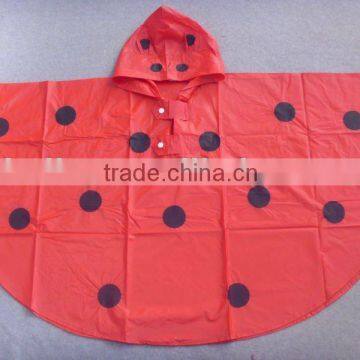 pvc kids rain poncho