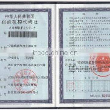 Organization Code Licence