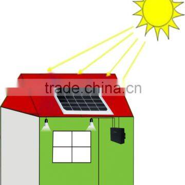 8w Cheap Solar Led Lighting With 3W SMD Led Bulb Led Solar Kit With Mobile Charger