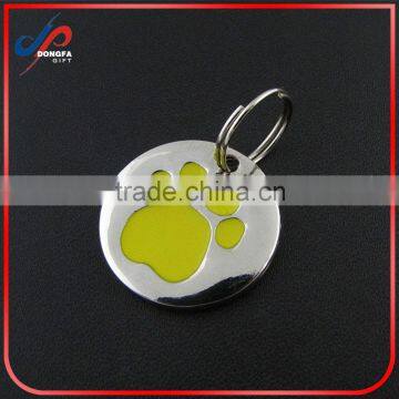 Fashion Alloy Dog Footprint Keychain