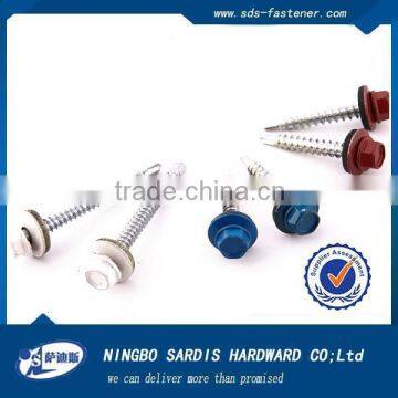 hex nylon head self-drilling screw with long drilling