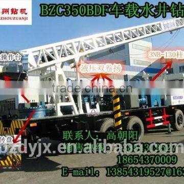 powerful 500m truck mounted water well drilling rig