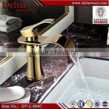 golden brass polish gold-plated bathroom faucet golden color faucet