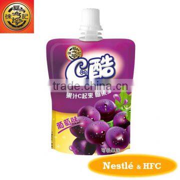 HFC 4708 fruit jelly drink/ jelly pudding with grape flavour