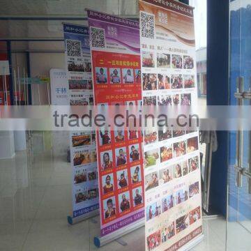 scrolling pull up banner,aluminum roll up banner,advertising hanging banner