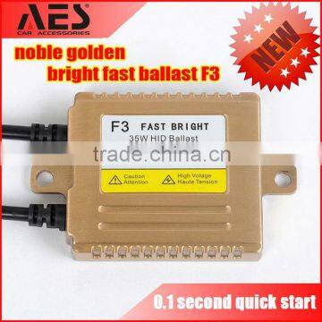 the best!Golden quick bright F3 ballast 35w slim hid ballast for car