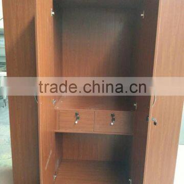 MDF Panel Wardrobe with Locks and Drawer