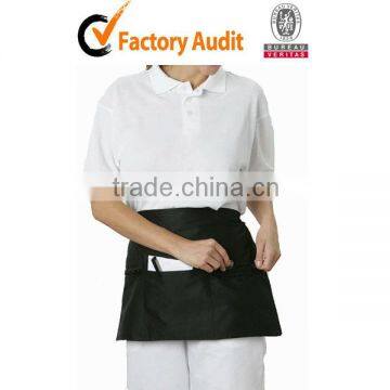 uniforms waiters half aprons with pockets and zippers