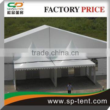 Hot Sale chapiteaux tentes Haji Tent With white sidewall pannel and clear church windows for 1000 people