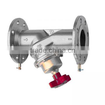 Shanghai POV 2016 hot sale flanged hydraulic balancing valve 304