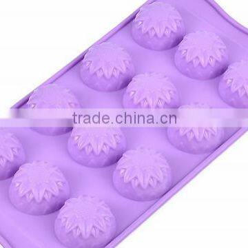 FDA Flower Shape Silicone Flower Chocolate Molds