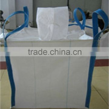 Heavy duty 1 ton PP super sacks bulk bag for mining with discharge spout