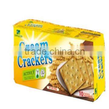 220g high quality cream crackers crisp good taste