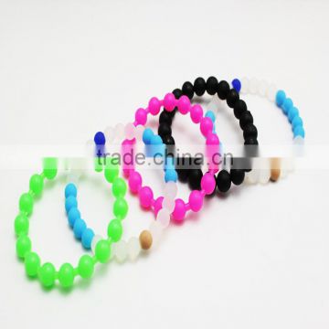 Silicone beads Bracelets fashion wristbands