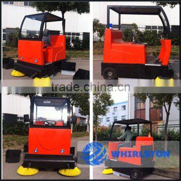 whirlston hot sale electric road sweeper car