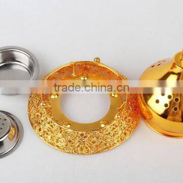 Wholesale China Shine Bright Like a Diamond Rich and Elegant Incense Burner With Moon Shape