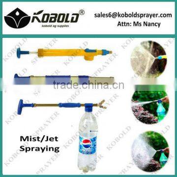 Manual flit style trombone pressure sprayer (bottle excluded)