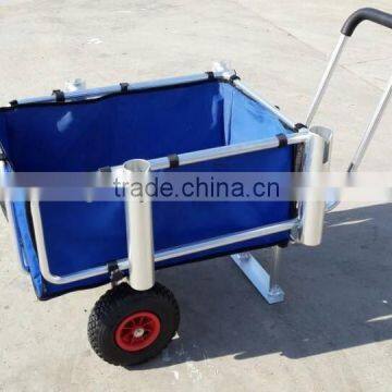 Aluminum fishing trolley wagon with liner TC2021