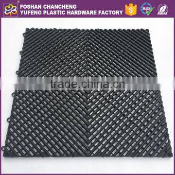 Anti-slip and Fluid Drainage Interlocking Plastic Floor Tiles for Store Rooms photo-2
