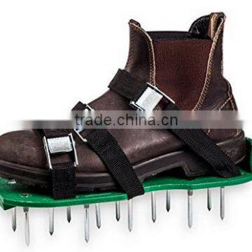 Lawn Aerator Shoes W/Metal Buckles and 3 Straps Lawn Aerator Sandals, Turf Aerating Shoes photo-3
