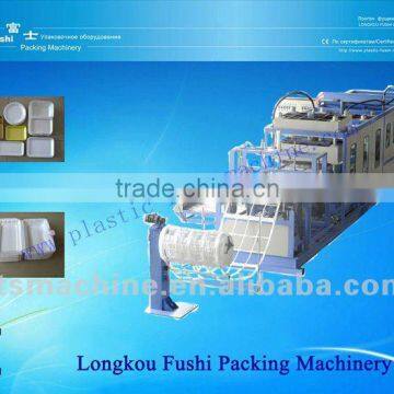 Automatic Vacuum Forming Machine & Cutting Machine For Food Container