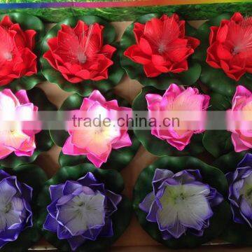 Waterproof LED Lotus Light Fiber Optic Lotus photo-3