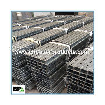 steel coated traffic sign posts decorative perforated steel posts