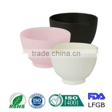 Hot silicone unbreakable bowl for facial mask& silicon round mask bowl