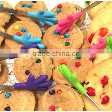 Perfectly Designed High Quality Silicone Mini 5 Inch Tongs photo-2