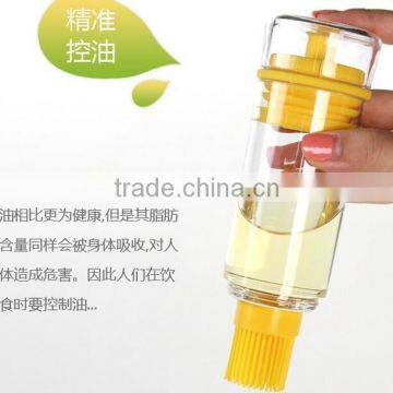 CY129 Kitchen Two Out of Oil Oiler 1Pcs Silicone Brush BBQ Tool Cooking Oil Bottle/Can/Oiler, Healthy Oil Leakproof photo-5