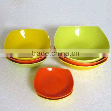 China Suppliers Custom Wholesale Color Glazed Ceramic Dinnerware Set photo-2