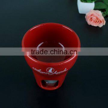 Ceramic Tealight Mini Milk Cheese Fondue Cup Set, Chocolate Fondue photo-3