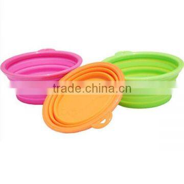 Hot Selling Portable Disposable Silicone Pet Drinking Bowl