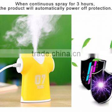 Fahionable Portable Polo Shirts Shaped Ultrasonic Humidifier With USB Port photo-3