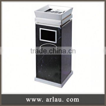 Arlau Ashtray Bins,Double Bucket Garbage Bin,Garbage Bin Recycling Bin Stand Trash Bin