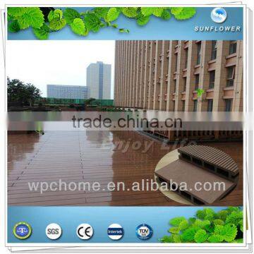 Friendly WPC Decking/low Price WPC Flooring Fire-resistant/easy Installed WPC Composite Decking Floor photo-3