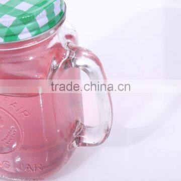 16OZ Clear Glass Mason Jar With Tin Lid Wholesale photo-2
